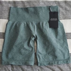 NWT NVGTN Forest Green Pro Shorts